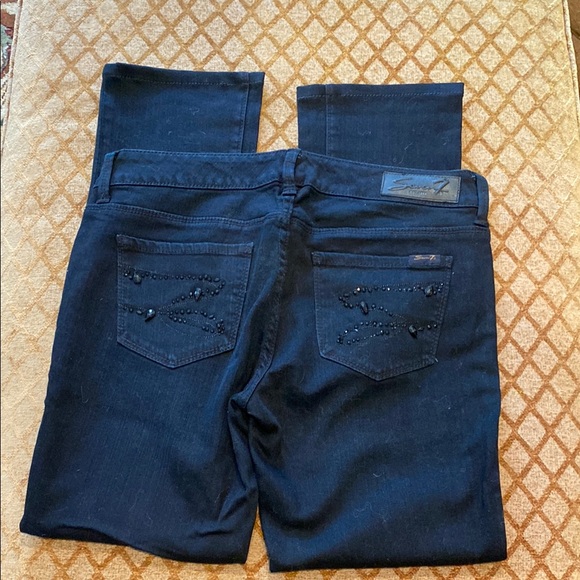 Seven7  Black Straight Jeans - Picture 2 of 6
